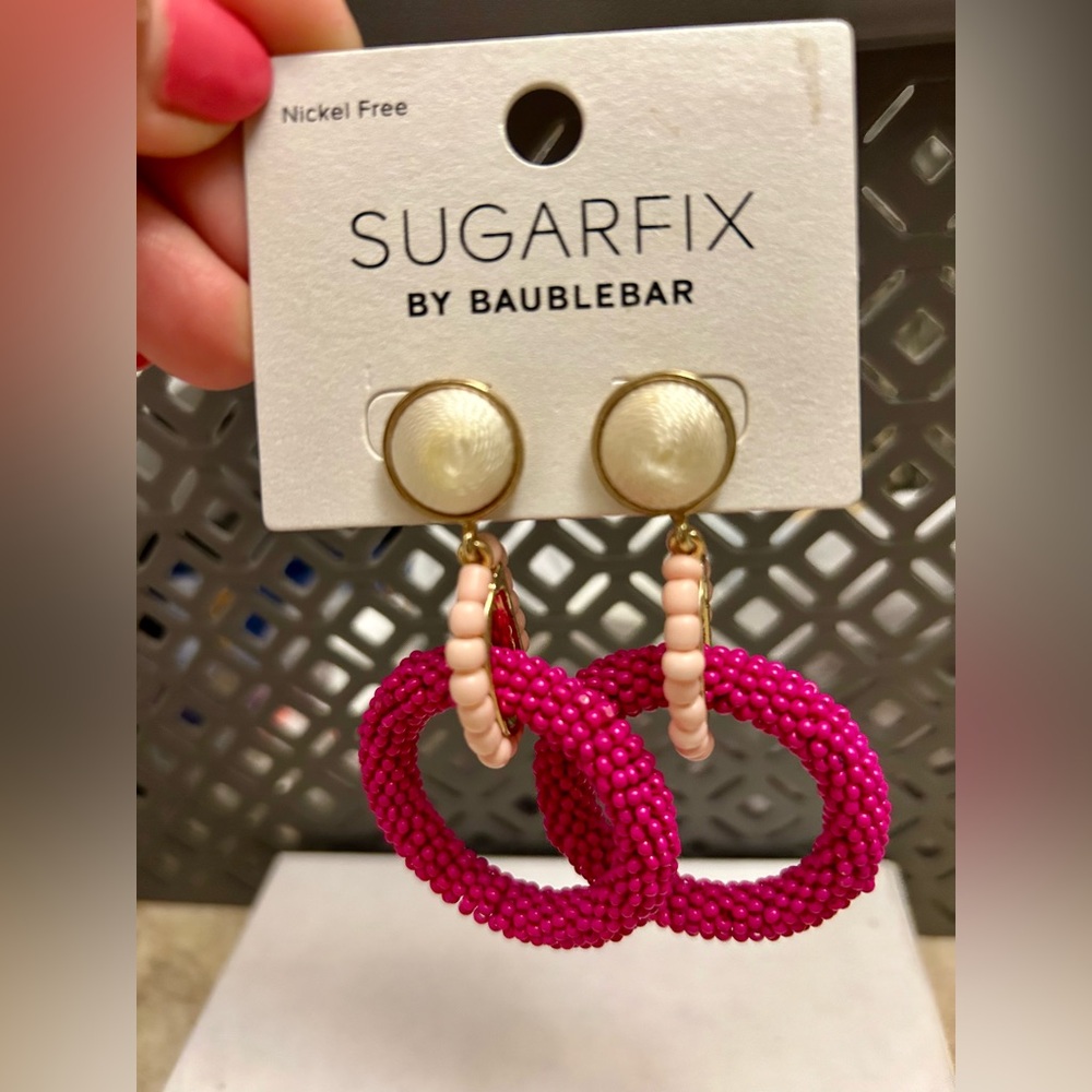 Pink earrings SUGARFIX Target Finds